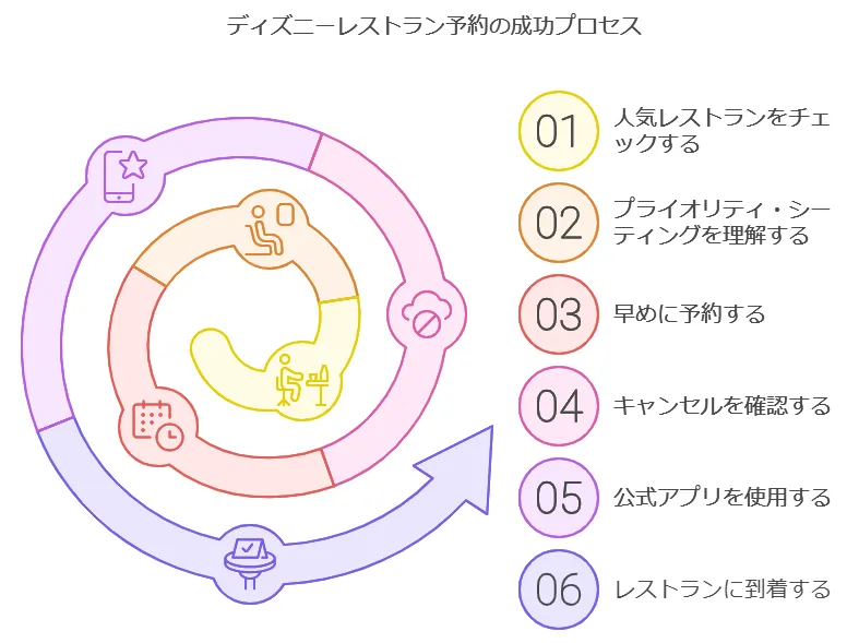 ディズニーレストラン予約を成功させる裏ワザとコツ