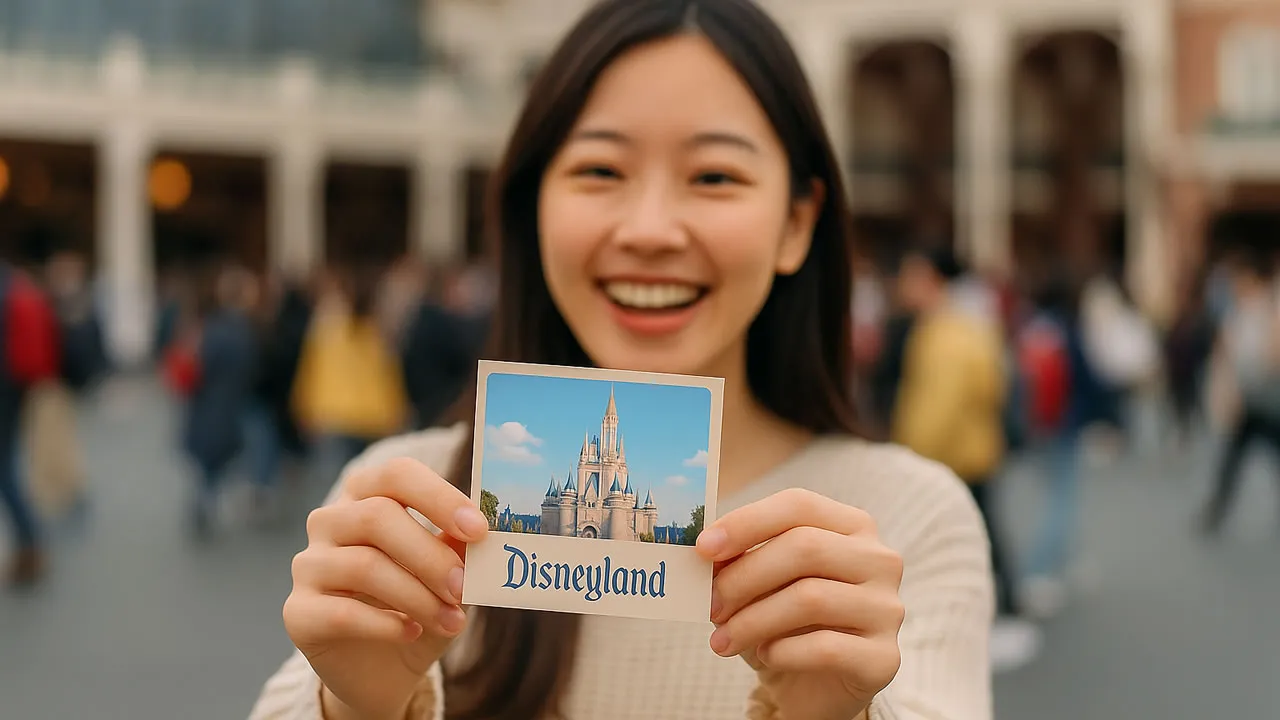 ディズニーランドチケットをプレゼント