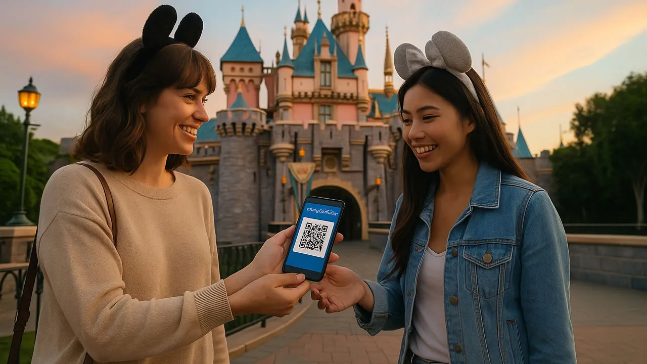 ディズニーチケット購入者が行かない時の代理購入・共有方法