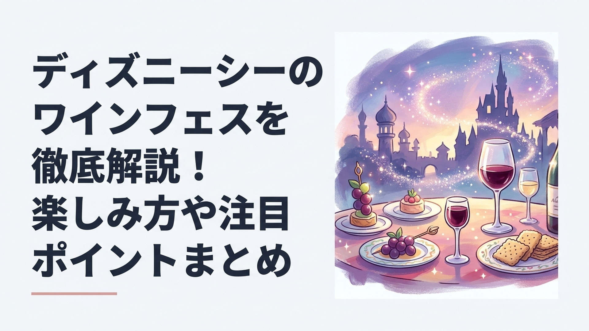 東京ディズニーシーで開催されるフード＆ワイン・フェスティバルの料理とドリンクを楽しむゲスト