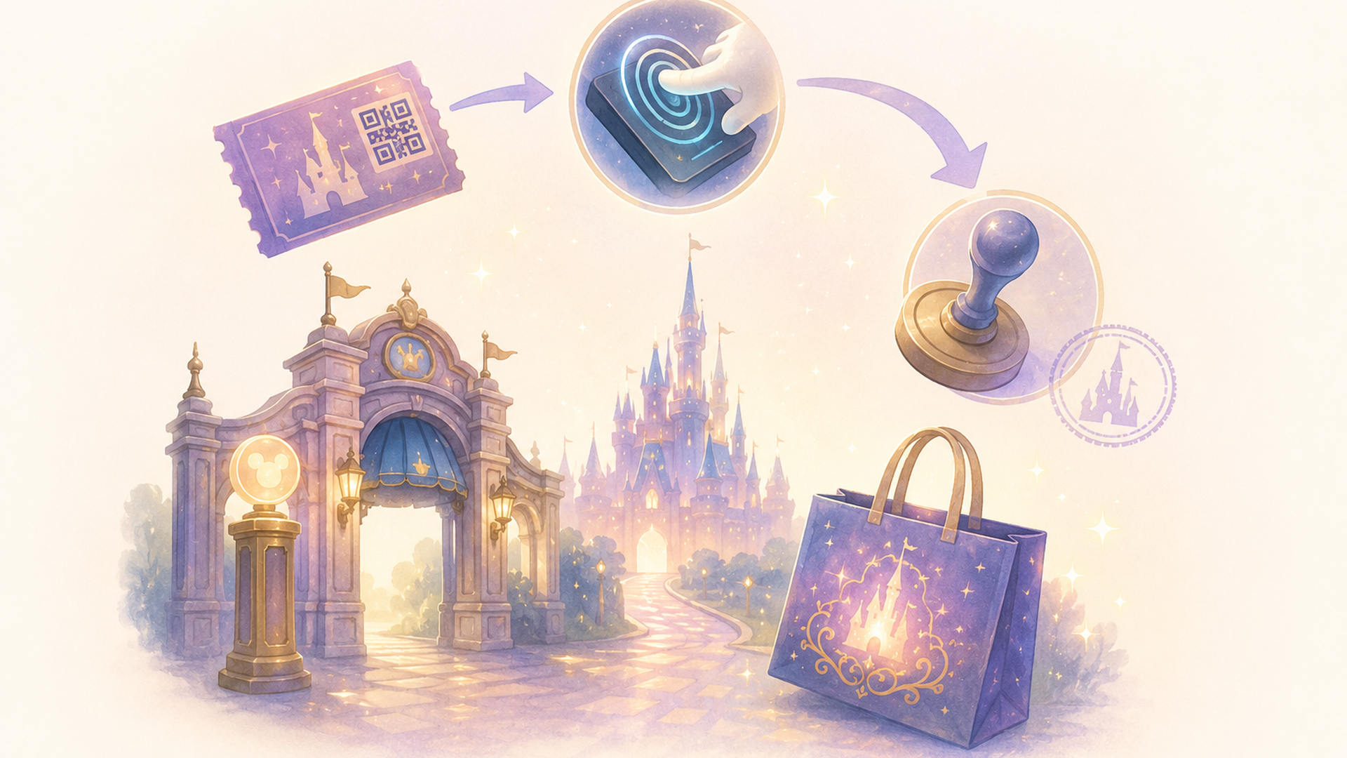 ディズニー再入場のやり方2026!再入園スタンプが消えた理由を解説 の内容に合う挿絵(追加2枚目)